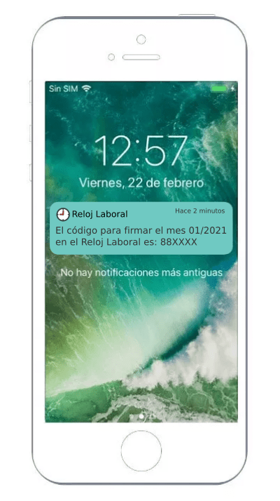 Realice la firma en línea para verificar su registro de horas mensuales