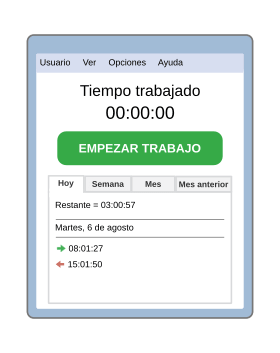  de Reloj Laboral