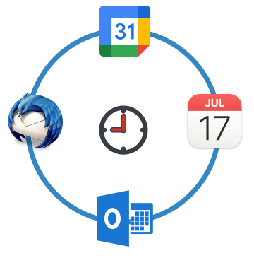 Sincroniza el registro de jornada con Google Calendar y Apple Calendar