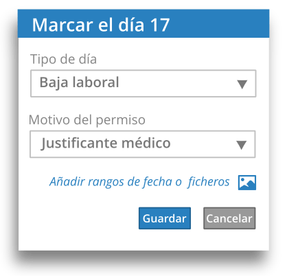 Justificante médico