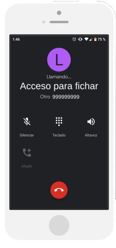 fichar por telefono